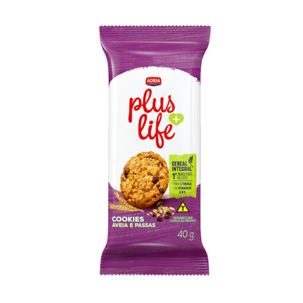 Adria Plus Life - Cookies Aveia e Passas