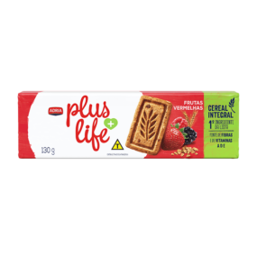 Adria Plus Life - Biscoito Integral Frutas Vermelhas