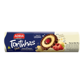 Tortinhas Due Chocolate Branco com Geléia de Frutas Vermelhas