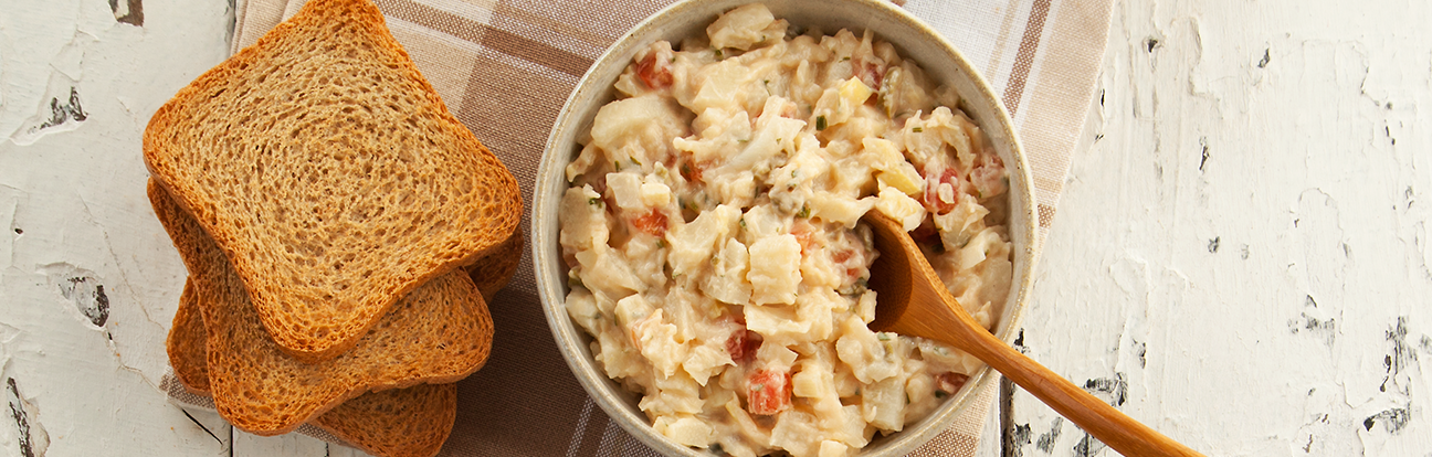 Torradas com Creme de Palmito