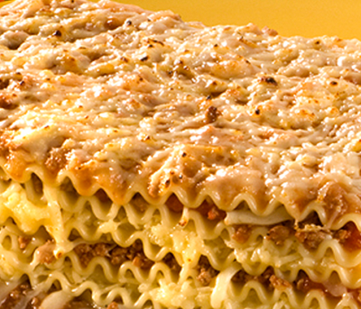 Lasanha de Polenta com Molho Bolonhesa Adria