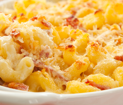 Mac and Cheese Simplificado com Salame