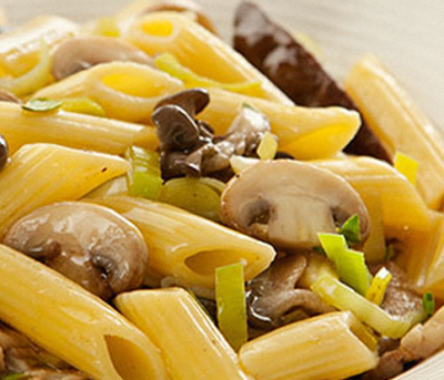 Penne com Mix de Cogumelos