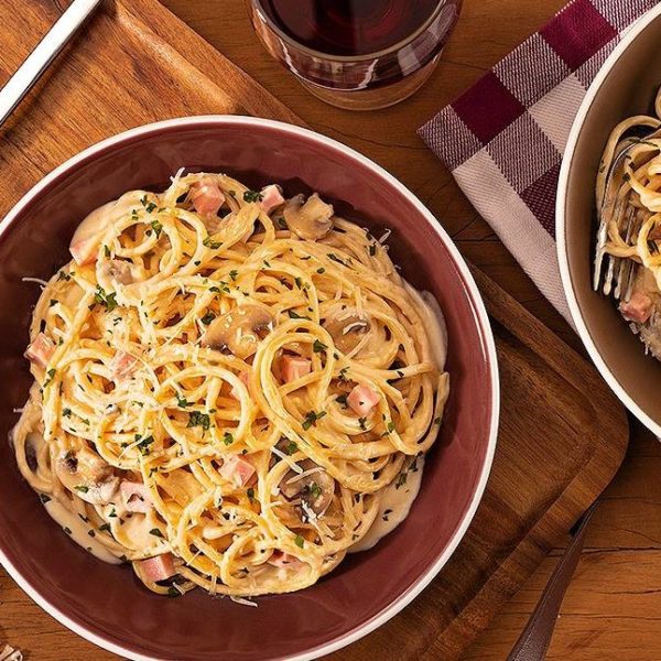 Spaghettoni a salsa caruso