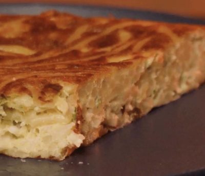 Tortilla de spaguetti