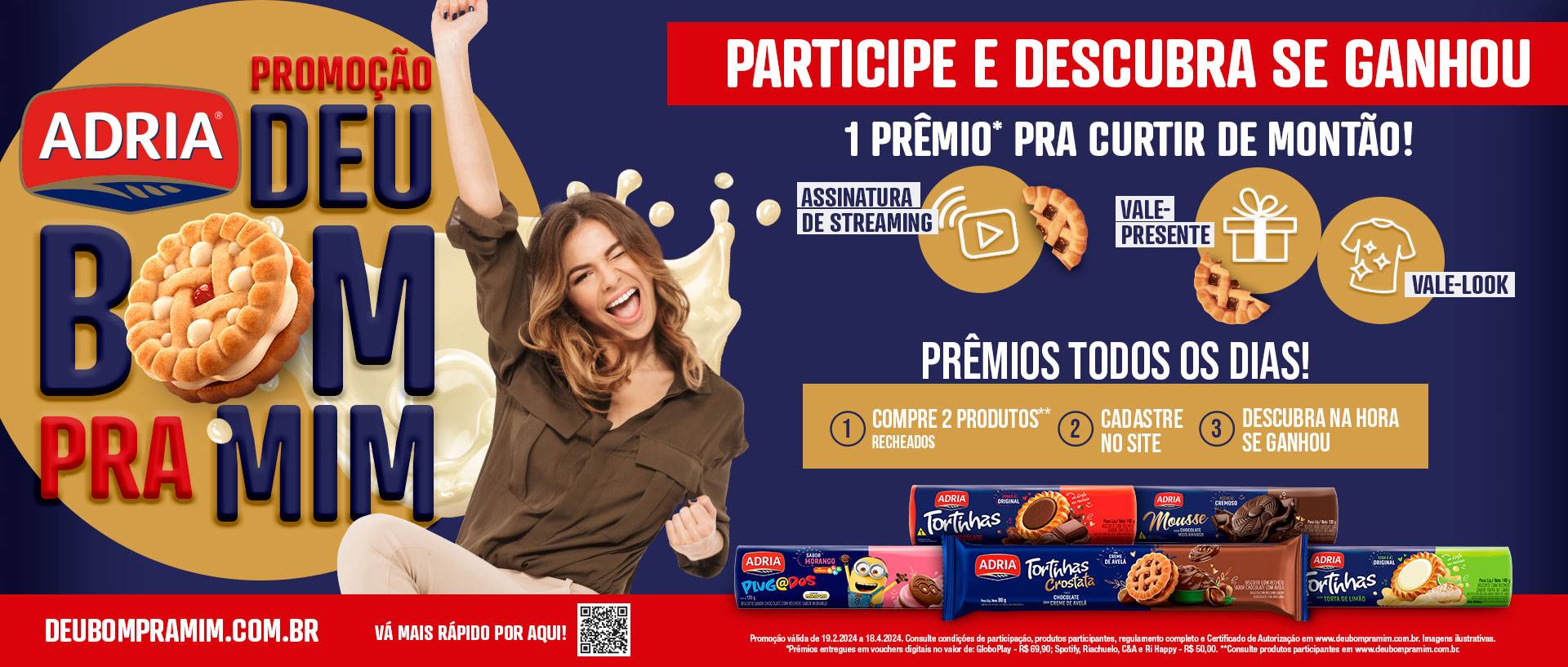 Banner Deu bom pra mim