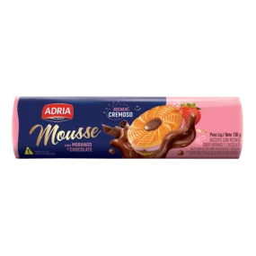 Mousse Morango com Chocolate Mousse Morango com Chocolate