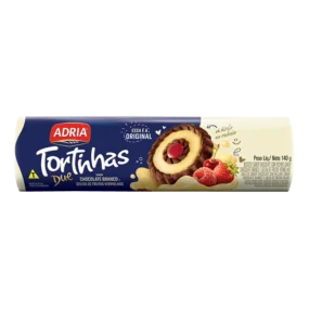 Tortinhas Due Chocolate Branco com Geléia de Frutas Vermelhas