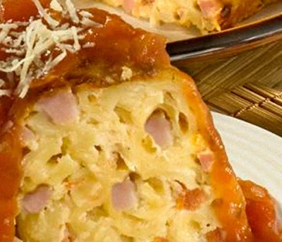 Bolo de Nhoque com Presunto e Queijo Adria