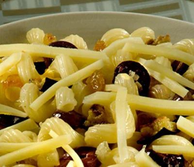 Espiral ao Azeite com Berinjela e Provolone Adria