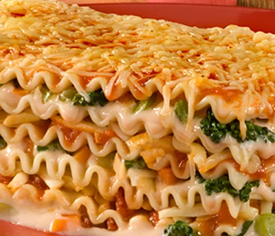 Lasanha Vegetariana aos 3 Queijos Adria