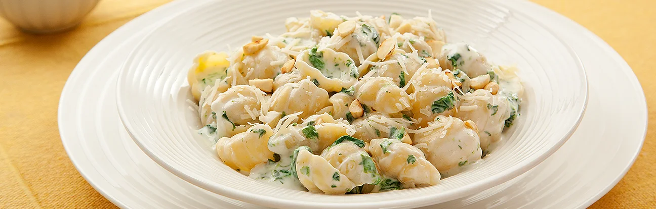 Nhoque ao Creme de Espinafre