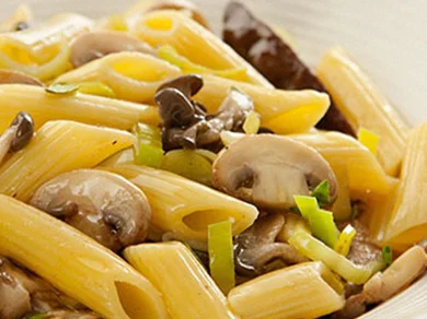 Penne com Mix de Cogumelos