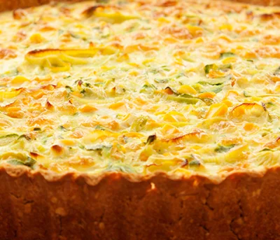 Quiche Leve de Cream Craker e Legumes