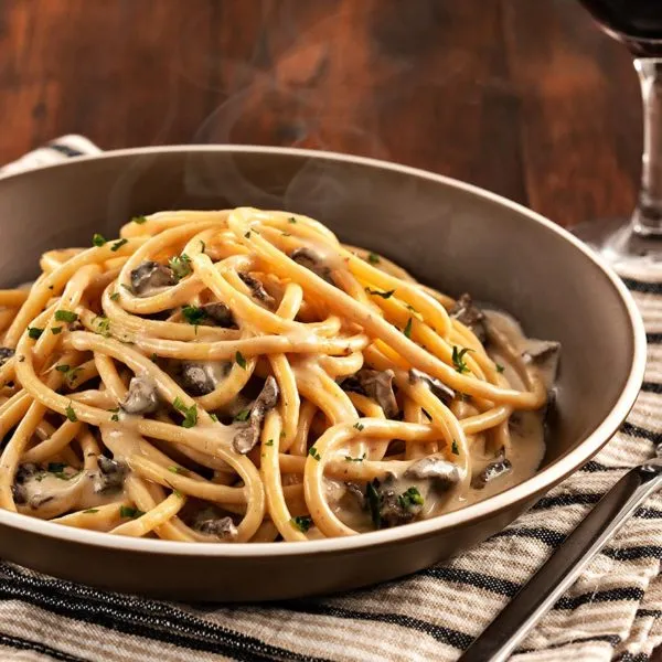 Bucatini ao Funghi Porcini