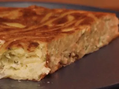 Tortilla de spaguetti